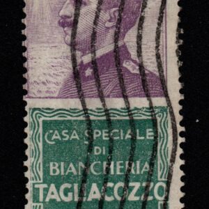 REGNO D'ITALIA TAGLIACOZZO 1924 ANNULLATO CERT DIENA