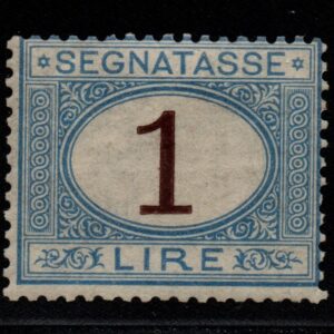 REGNO D'ITALIA SEGNATASSE 1870 MNH CERT RAYBAUDI