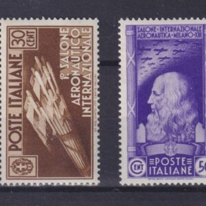 REGNO D'ITALIA 1935 1° SALONE AERONAUTICO 4VAL. MNH CERT. CILIO