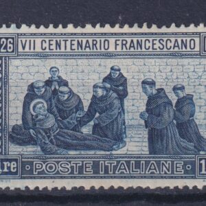 REGNO D'ITALIA 1926 SAN FRANCESCO 1,25 LIRE DENT.13 ½ MNH CERT. DIENA-BOLAFFI