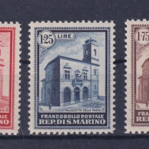 1932 San Marino: Palazzetto delle Poste MNH CERT. DIENA