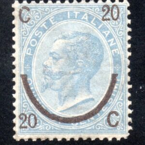 REGNO D'ITALIA 1863 FERRO DI CAVALLO 1° TIPO MNH CERTIFICATO AVANZO