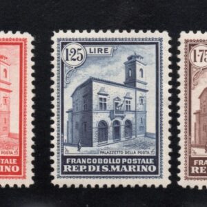 SAN MARINO PALAZZETTO POSTE 1932 MNH CERTIFICATO DIENA