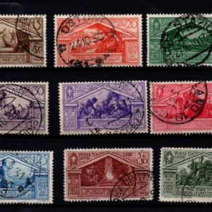 REGNO D'ITALIA VIRGILIO 1930 ANNULLATO CERTIFICATO SOTTORIVA