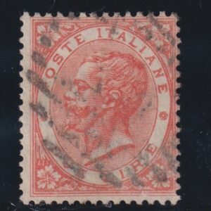 Italia Regno 1863 Lire 2 Tiratura De La Rue L22 Certificato DIENA MNH