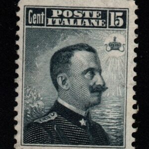 REGNO D'ITALIA C 15 1906 MNH CERT DIENA