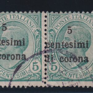 1918 TRENTO + TRIESTE VARIETÀ 5 cent. n.3