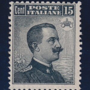 REGNO D'ITALIA MICHETTI 1909 n.86 M.N.H. CERT. COLLA