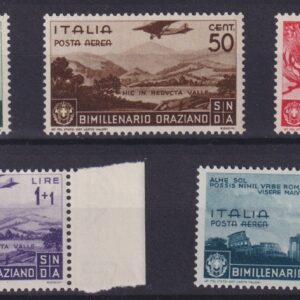 1936 BIMILLENARIO ORAZIANO POSTA AEREA MNH