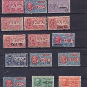 REGNO 1903/1933 - ESPRESSI (15 val.) MNH
