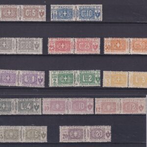 1922 REGNO PACCHI NODO SAVOIA MNH CERTIFICATO DIENA