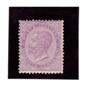 1863 De La Rue V. Emanuele 60 cent. MNH