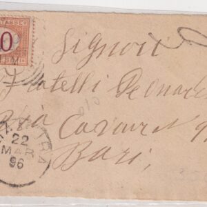 ITALIA Frontespizio Di Busta CON AFFRANCATURA DI PREGIO
