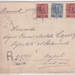ITALIA BUSTA CON AFFRANCATURA DI PREGIO