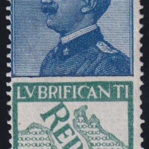ITALIA REGNO 1925 FRANCOBOLLI PER PUBBLICITÀ "FLOREALE" 25 C. MNH CERT. CAFFAZ