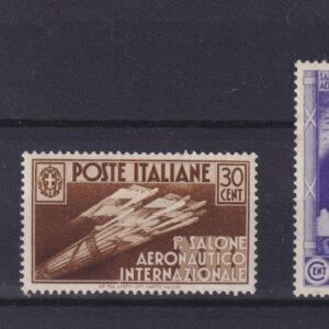 P. A. I° SALONE AERONAUTICO INTERNAZIONALE MNH CERTIFICATI DIENA