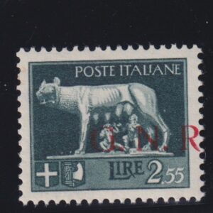 1944 REPUBBLICA SOCIALE ITALIANA G.N.R. DI VERONA MNH CERT. DIENA