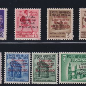 ITALIA 1945 COMITATO DI LIBERAZIONE DI MACCAGNO G.O. CERT. SOTTORIVA