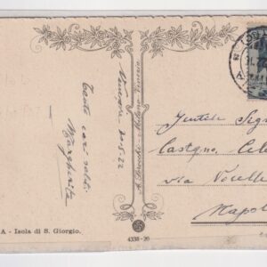 ITALIA CARTOLINA  CON AFFRANCATURA VENEZIA