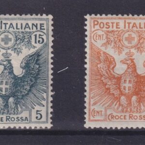 REGNO D'ITALIA 1915-16 PRO CROCE ROSSA 4 V. MNH