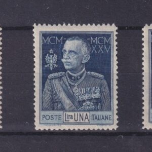 ITALIA REGNO 1925 GIUBILEO DEL RE 3 VALORI MNH