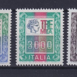 ITALIA REPUBBLICA 1979 ALTI VALORI 5 VALORI MNH