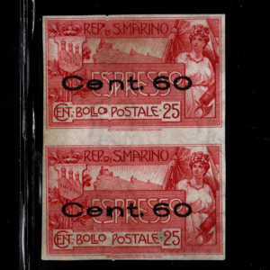 SAN MARINO ESPRESSO 1907 MNH CERTIFICATO SOTTORIVA