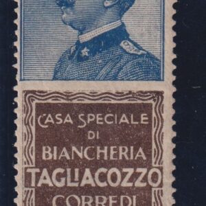 Italia Regno 1924 Pubblicitario 25c Tagliacozzo MNH CERT. CAFFAZ
