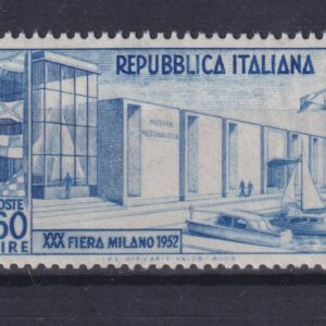 ITALIA 1952 FIERA DI MILANO 60 LIRE MNH