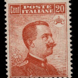 REGNO D'ITALIA MICHETTI SENZA FILIGRANA 1916 MNH CERTIFICATO AVANZO
