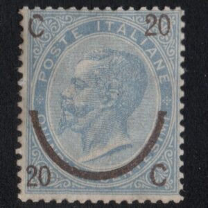 REGNO D'ITALIA FERRO DI CAVALLO 1° TIPO 1865 MNH CERT DIENA