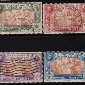 REGNO D'ITALIA PROPAGANDA FIDE 1923 ANNULLATO CERT DIENA