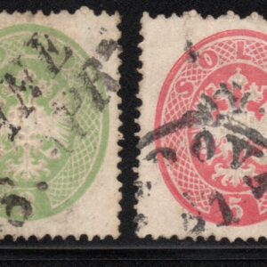 ANTICHI STATI LOMBARDO VENETO 1863 ANNULLATI CERT SOTTORIVA