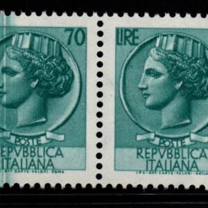 REPUBBLICA ITALIANA TURRITA VARIETA' 1960 MNH CERT RAYBAUDI