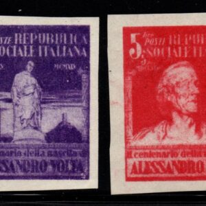 REPUBBLICA - SAGGI ALESSANDRO VOLTA - 1949 - MNH - cert. Diena