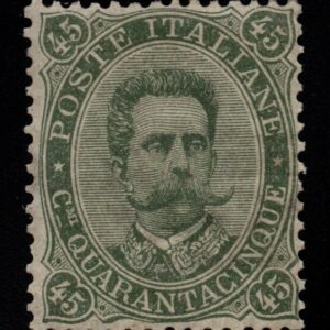 REGNO D'ITALIA - UMBERTO I  45C - 1889 - MNH - cert. Raybaudi