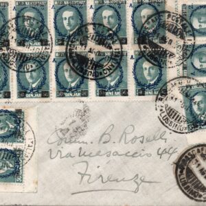 BUSTA - NAVIGAZIONE ALBANIA - ANNULLATO