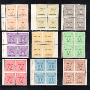 REGNO D'ITALIA - OCCUPAZIONE ANGLOAMERICANA - MNH