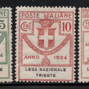 REGNO D'ITALIA - LEGA NAZIONALE TRIESTE - 1924 - MNH