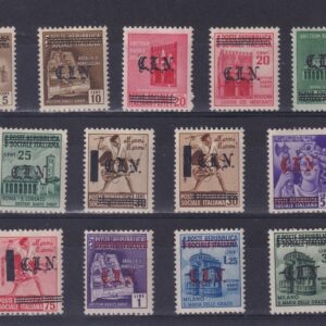 REGNO D'ITALIA 1945 C.L.N. TORINO M.N.H. CERT. RAYBAUDI