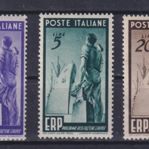 ITALIA 1949 RICOSTRUZIONE EUROPA M.N.H.