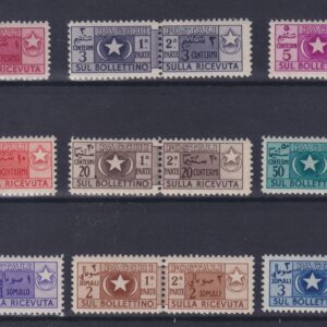 1950 PACCHI POSTALI SOMALIA ITALIANA M.N.H. CERT. DIENA