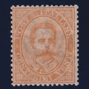 REGNO D'ITALIA 1879 20 CENT. UMBERTO I M.N.H. CERT. DIENA