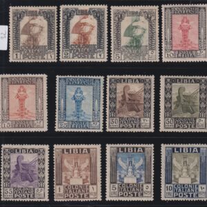 REGNO 1921 LIBIA PITTORICA M.N.H. CERT. DIENA
