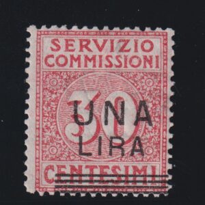 REGNO D'ITALIA 1925 SERVIZIO COMMISSIONI M.N.H. CERT. DIENA