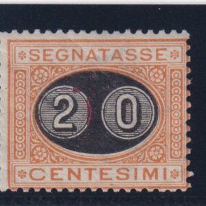 REGNO D'ITALIA 1890-91 SEGNATASSE "MASCHERINE" M.N.H. CERT. DIENA