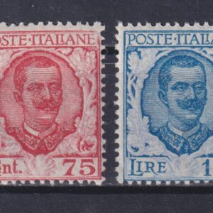 REGNO D'ITALIA 1926 FLOREALE MODIFICATI M.N.H. CERT. RAYBAUDI