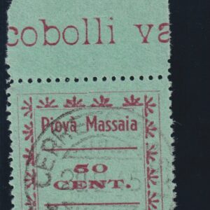 ITALIA 1944 PIOVÀ MASSAIA 50C. CERT. RAYBAUDI