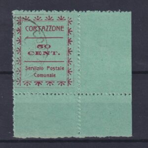 REGNO D'ITALIA 1944 CORTAZZONE 50C. CERT. RAYBAUDI