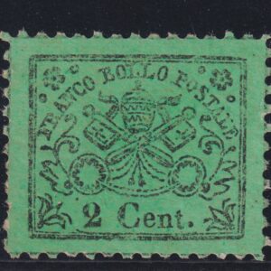 1867 PONTIFICIO 2 CENT. G.O.